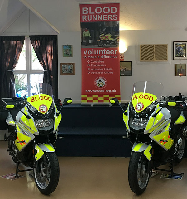 Two new motorbikes for SERV Wessex